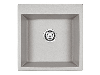 Кухонная мойка Paulmark KANTE 50 PM105152-GR 50х50 цвет серый